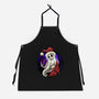 Skeleton Santa-Unisex-Kitchen-Apron-rmatix