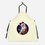 Skeleton Santa-Unisex-Kitchen-Apron-rmatix