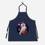 Skeleton Santa-Unisex-Kitchen-Apron-rmatix