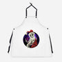 Skeleton Santa-Unisex-Kitchen-Apron-rmatix