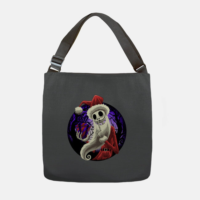 Skeleton Santa-None-Adjustable Tote-Bag-rmatix