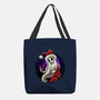 Skeleton Santa-None-Basic Tote-Bag-rmatix