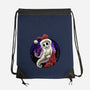 Skeleton Santa-None-Drawstring-Bag-rmatix