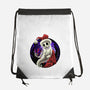 Skeleton Santa-None-Drawstring-Bag-rmatix