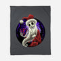Skeleton Santa-None-Fleece-Blanket-rmatix