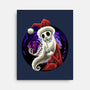 Skeleton Santa-None-Stretched-Canvas-rmatix