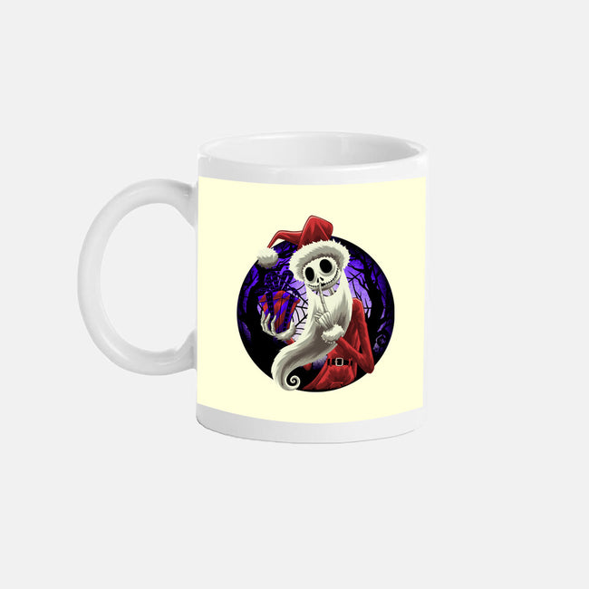 Skeleton Santa-None-Mug-Drinkware-rmatix