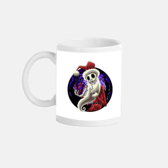 Skeleton Santa-None-Mug-Drinkware-rmatix