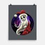 Skeleton Santa-None-Matte-Poster-rmatix