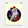 Skeleton Santa-None-Matte-Poster-rmatix