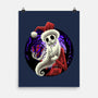 Skeleton Santa-None-Matte-Poster-rmatix