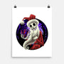 Skeleton Santa-None-Matte-Poster-rmatix