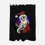 Skeleton Santa-None-Polyester-Shower Curtain-rmatix