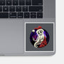 Skeleton Santa-None-Glossy-Sticker-rmatix