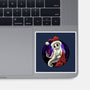 Skeleton Santa-None-Glossy-Sticker-rmatix
