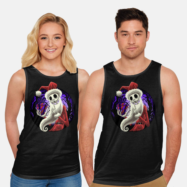 Skeleton Santa-Unisex-Basic-Tank-rmatix
