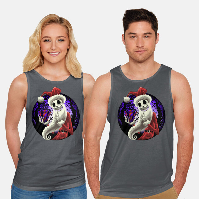 Skeleton Santa-Unisex-Basic-Tank-rmatix