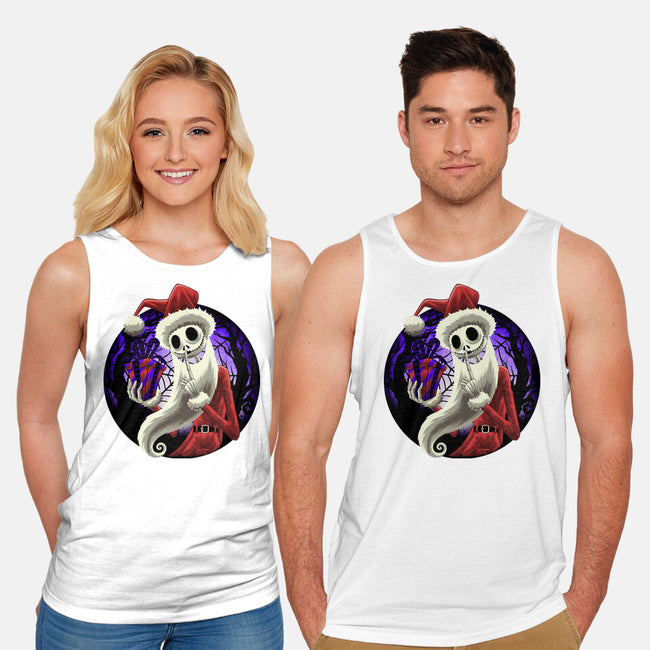 Skeleton Santa-Unisex-Basic-Tank-rmatix
