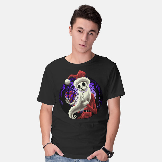 Skeleton Santa-Mens-Basic-Tee-rmatix