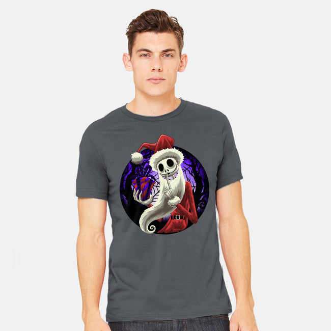 Skeleton Santa-Mens-Heavyweight-Tee-rmatix
