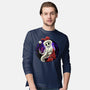 Skeleton Santa-Mens-Long Sleeved-Tee-rmatix