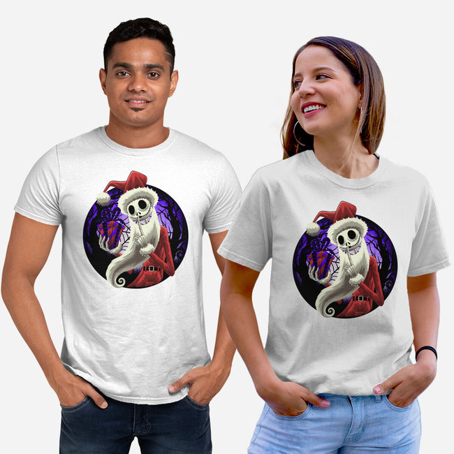 Skeleton Santa-Unisex-Basic-Tee-rmatix