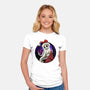 Skeleton Santa-Womens-Fitted-Tee-rmatix