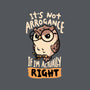 Actually Right Owl-None-Glossy-Sticker-koalastudio