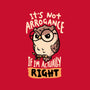 Actually Right Owl-Mens-Heavyweight-Tee-koalastudio