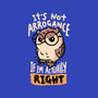 Actually Right Owl-None-Drawstring-Bag-koalastudio