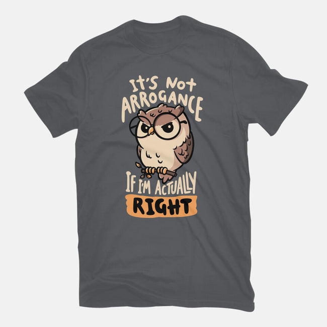 Actually Right Owl-Unisex-Basic-Tee-koalastudio