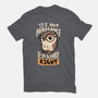 Actually Right Owl-Womens-Basic-Tee-koalastudio