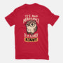 Actually Right Owl-Womens-Fitted-Tee-koalastudio