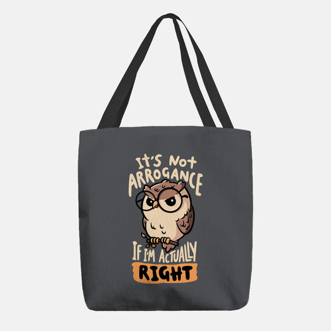 Actually Right Owl-None-Basic Tote-Bag-koalastudio