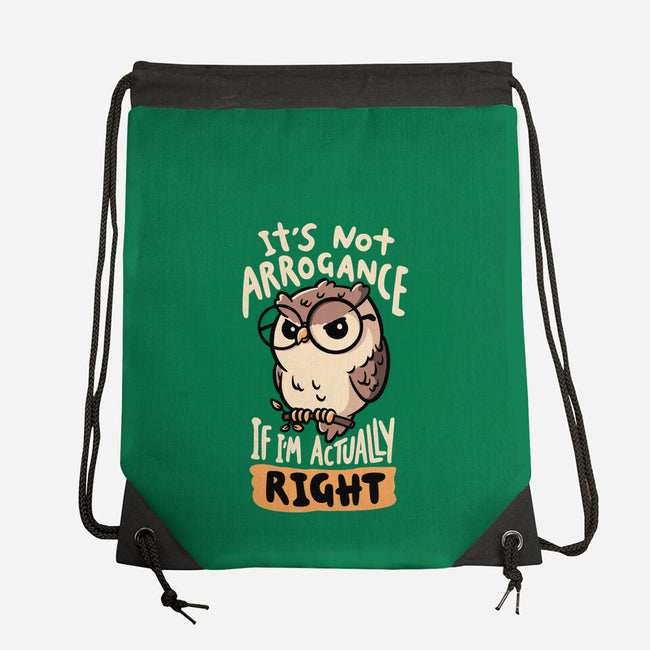 Actually Right Owl-None-Drawstring-Bag-koalastudio