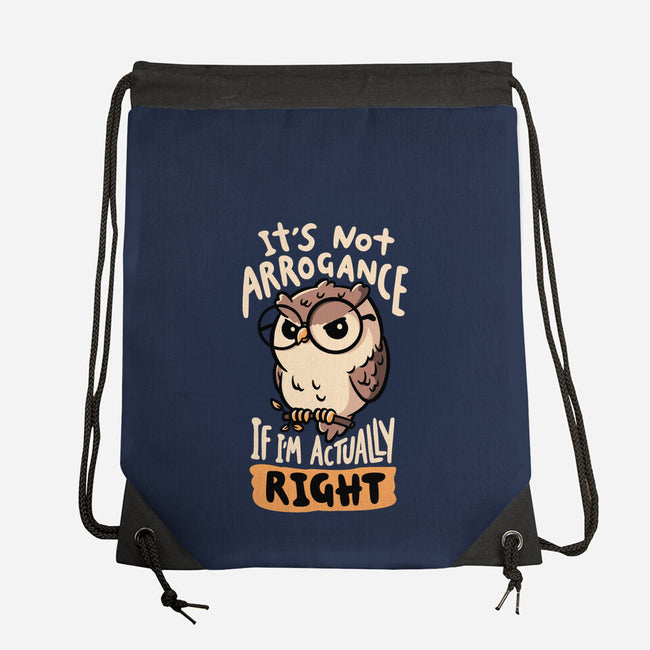 Actually Right Owl-None-Drawstring-Bag-koalastudio