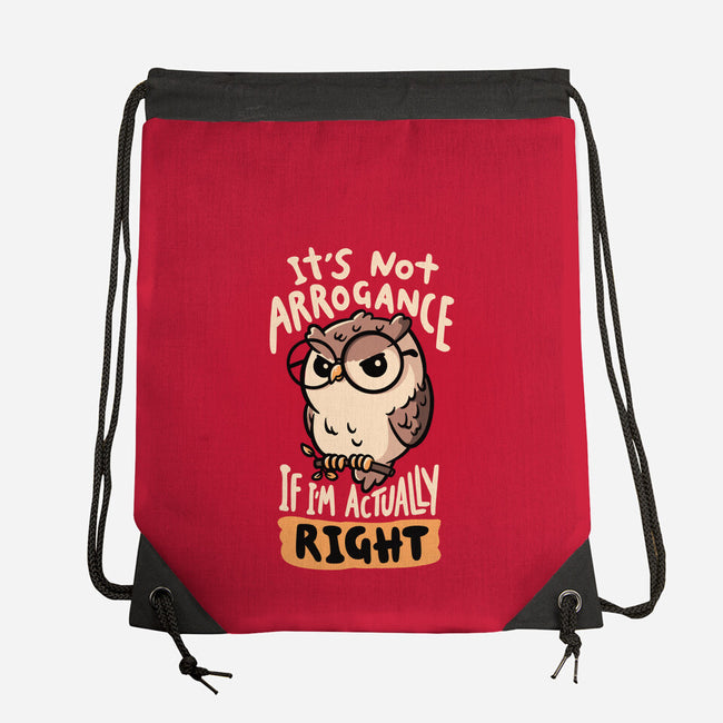Actually Right Owl-None-Drawstring-Bag-koalastudio