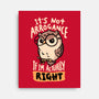 Actually Right Owl-None-Stretched-Canvas-koalastudio