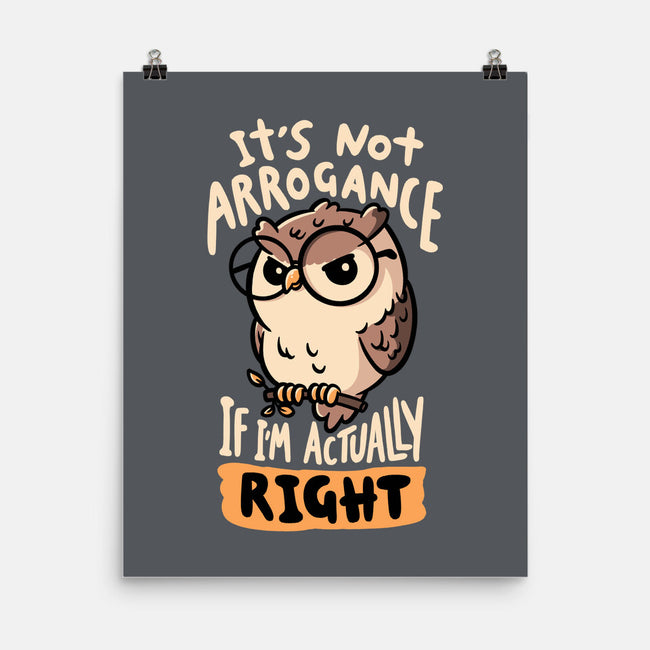 Actually Right Owl-None-Matte-Poster-koalastudio
