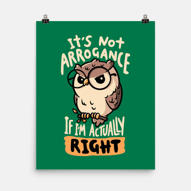 Actually Right Owl-None-Matte-Poster-koalastudio