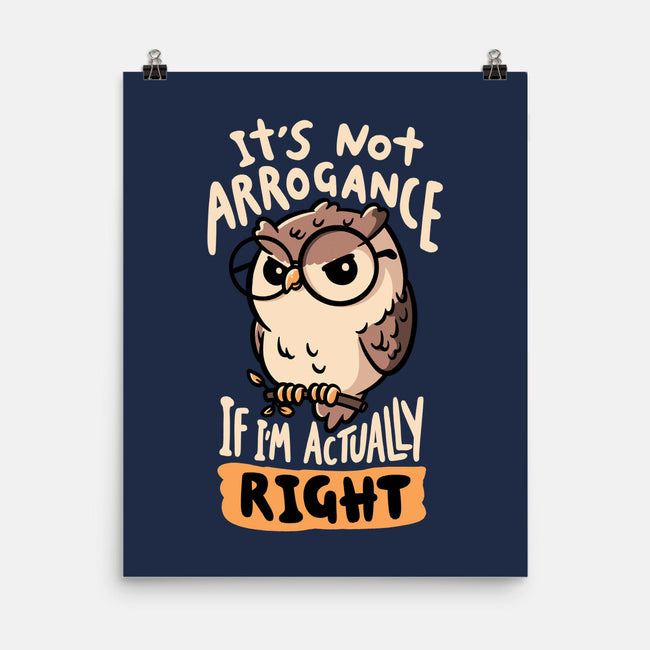 Actually Right Owl-None-Matte-Poster-koalastudio