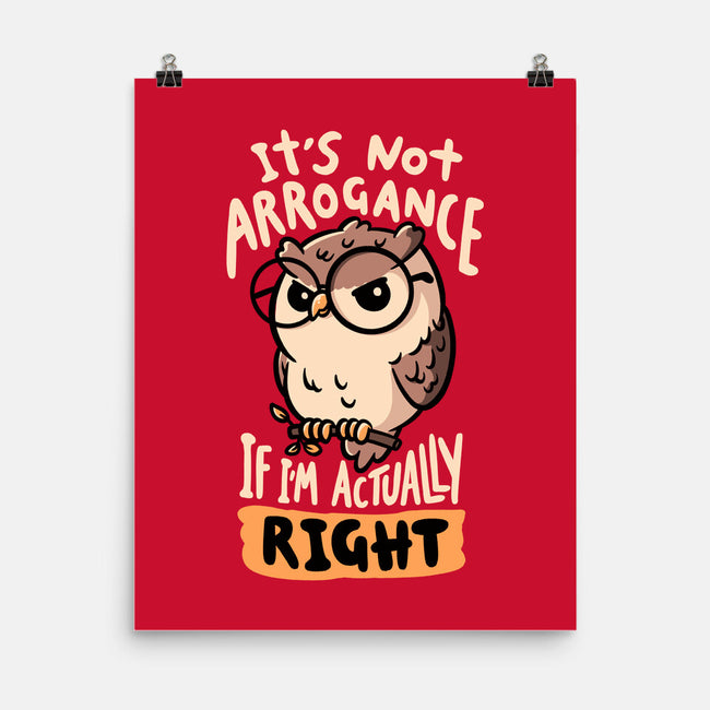 Actually Right Owl-None-Matte-Poster-koalastudio