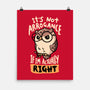 Actually Right Owl-None-Matte-Poster-koalastudio