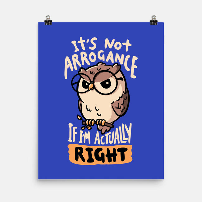 Actually Right Owl-None-Matte-Poster-koalastudio