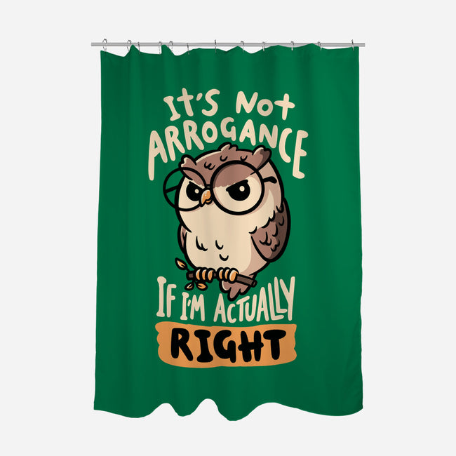 Actually Right Owl-None-Polyester-Shower Curtain-koalastudio