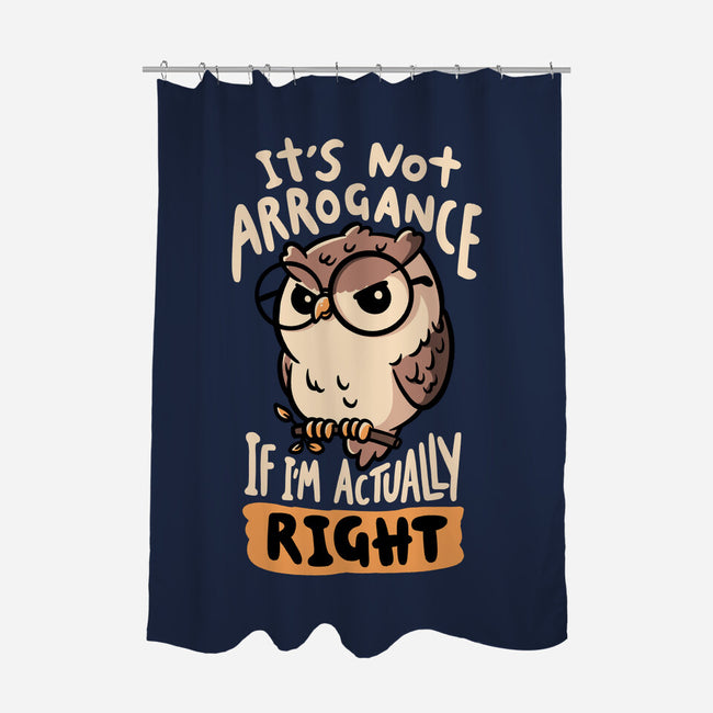 Actually Right Owl-None-Polyester-Shower Curtain-koalastudio