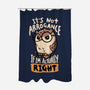 Actually Right Owl-None-Polyester-Shower Curtain-koalastudio