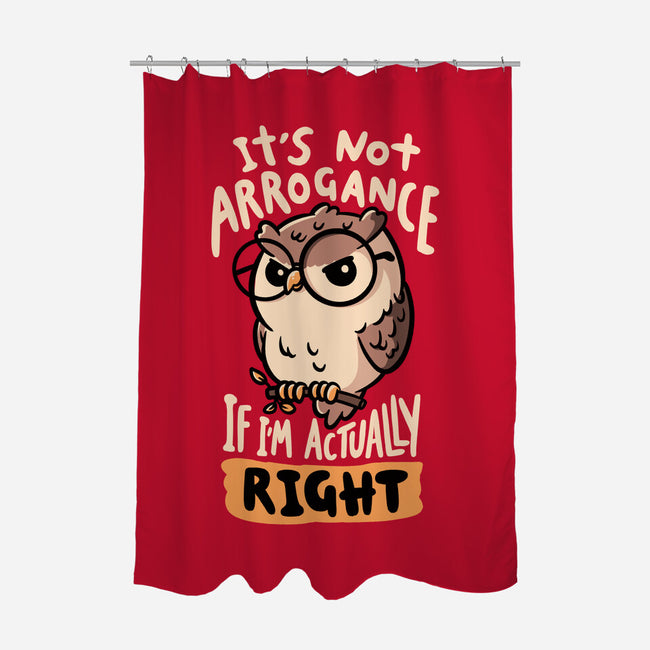 Actually Right Owl-None-Polyester-Shower Curtain-koalastudio