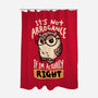 Actually Right Owl-None-Polyester-Shower Curtain-koalastudio