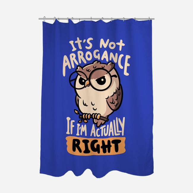 Actually Right Owl-None-Polyester-Shower Curtain-koalastudio